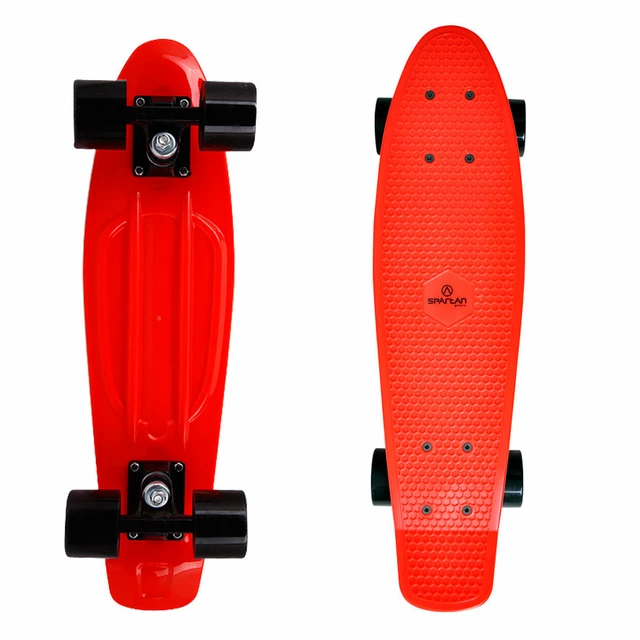 Spartan plastic skateboard - Red