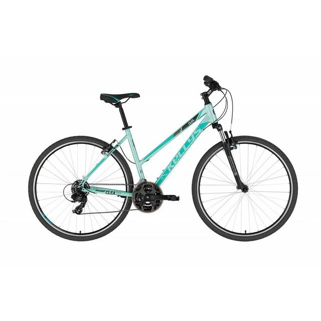 Női cross kerékpár KELLYS CLEA 10 28" - 2022 - Szürke rózsaszín - Menta