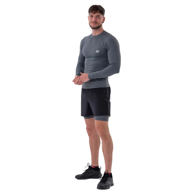Men’s Long-Sleeve Activewear T-Shirt Nebbia 328