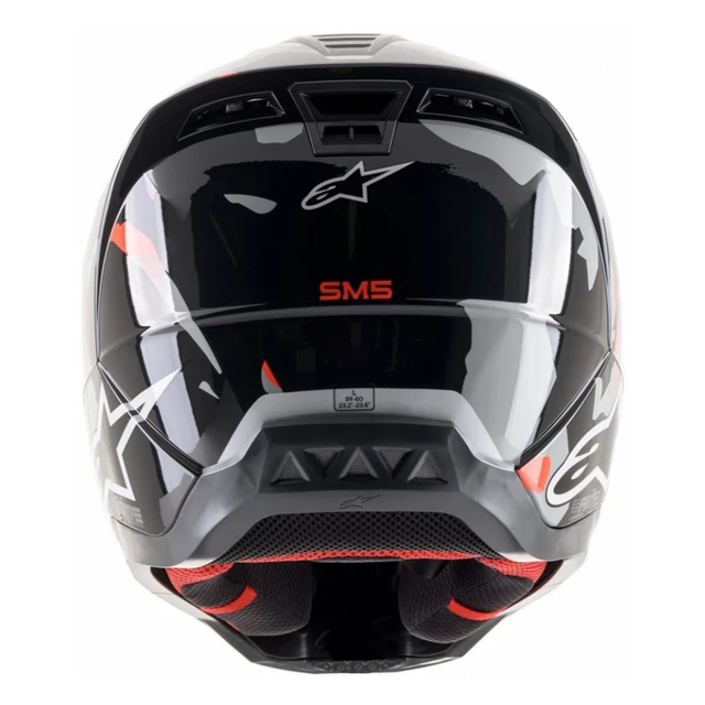 Motorcycle Helmet Alpinestars S-M5 Rover Anthracite/Red Fluo/Gray Camo 2022