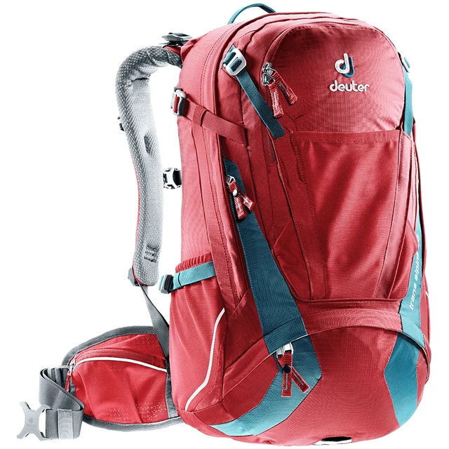 Cycling Backpack DEUTER Trans Alpine 30 - Red