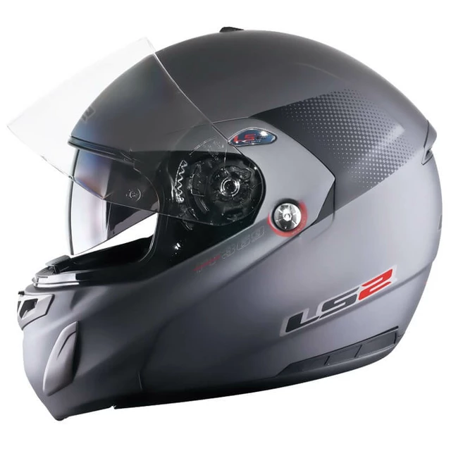 LS2 Delta Motorcycle Helmet - Matte Silver