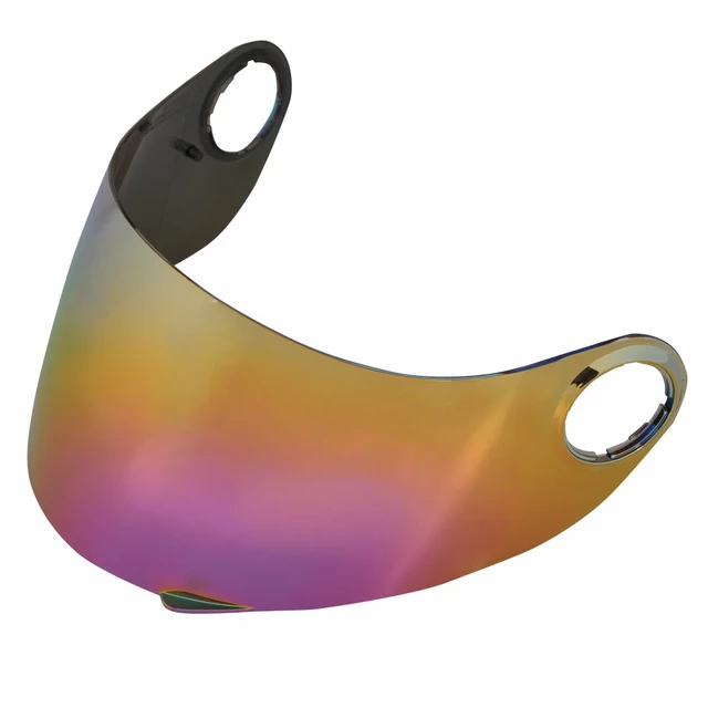 Replacement Plexiglass Shield for V107  Motorcycle Helmet - Rainbow