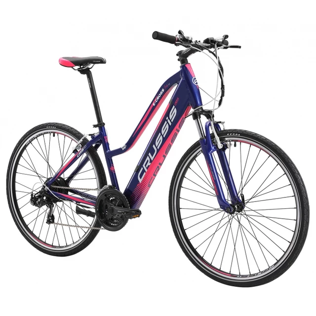 Női cross elektromos kerékpár Crussis e-Cross Lady 1.4 -2019- es modell