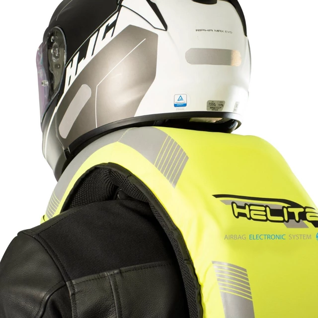 Airbagová vesta Helite e-Turtle HiVis, elektronická