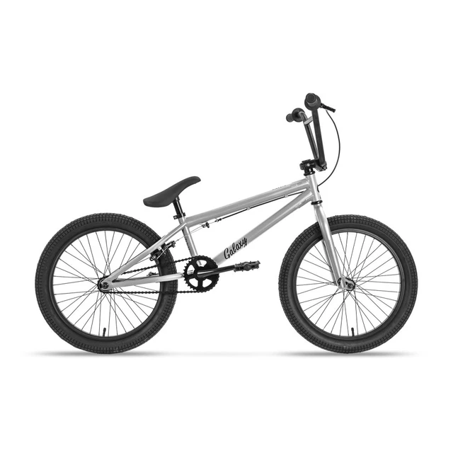 BMX bicykel Galaxy Early Bird 20" 7.0 - strieborná - strieborná