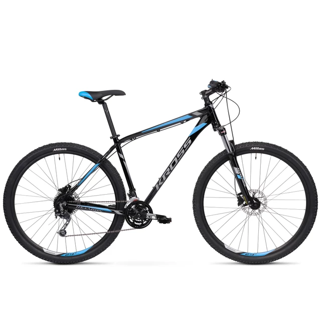 Horský bicykel Kross Hexagon 7.0 27,5" - model 2020 - čierna/grafitová/modrá