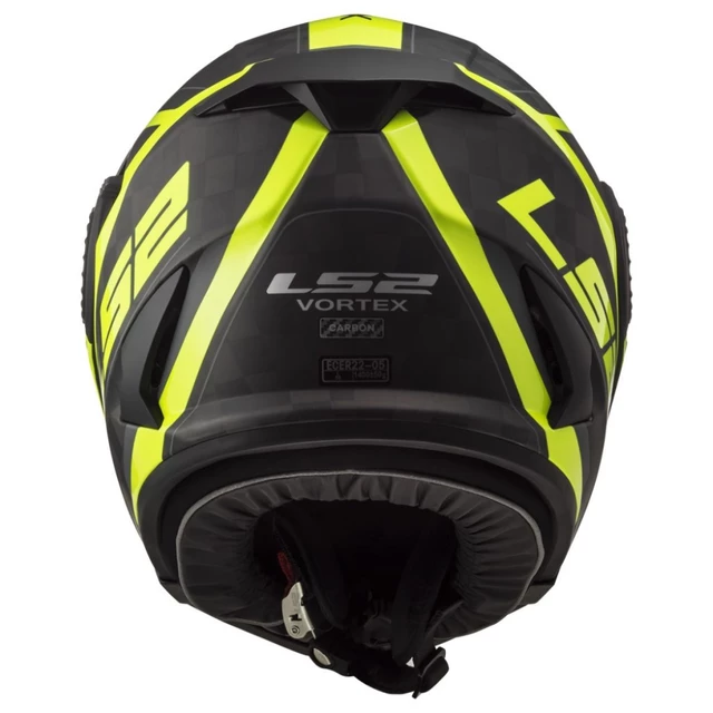 Flip up bukósisak LS2 FF313 Vortex - Carbon Hi Vis Yellow