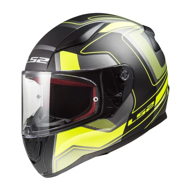 Motorcycle Helmet LS2 FF353 Rapid Carrera Black H-V Yellow