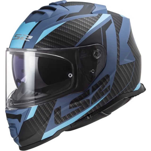 Motorcycle Helmet LS2 FF800 Storm Racer - Matt Blue