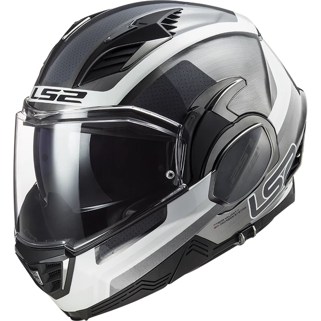 Flip-Up Motorcycle Helmet LS2 FF900 Valiant II Orbit P/J - Jeans - Jeans