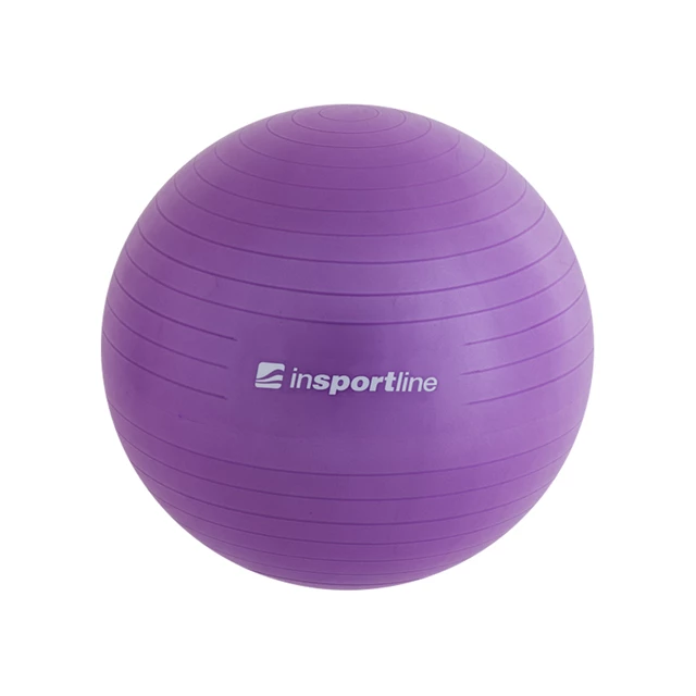 Gymnastic ball inSPORTline Comfort Ball 65 cm - Purple