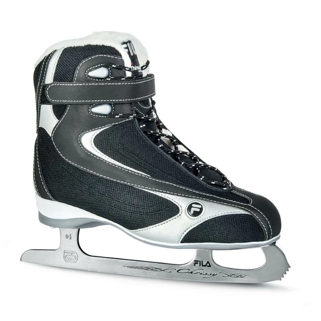 Women’s Figure Skating Skates FILA Chrissy LX Black-Silver - 40