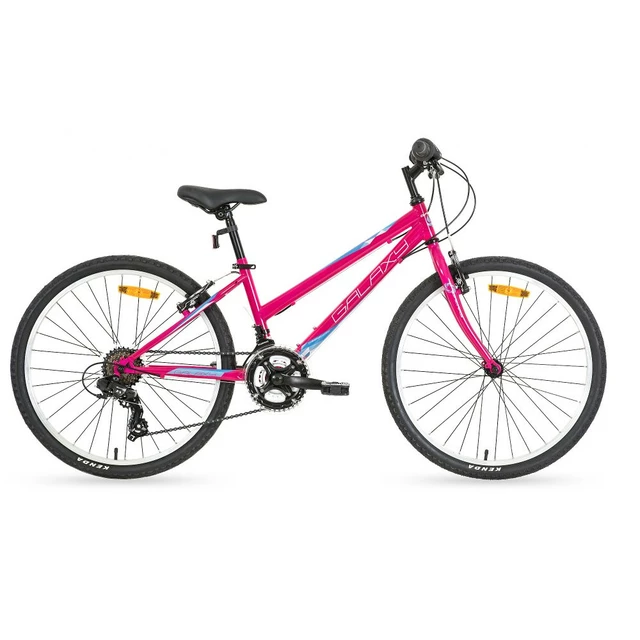 Juniorský dievčenský bicykel Galaxy Ruby 24" - model 2018 - ružovo-modrá