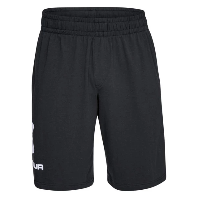 Men’s Shorts Under Armour Sportstyle Cotton Graphic Short - Cordova - Black/White