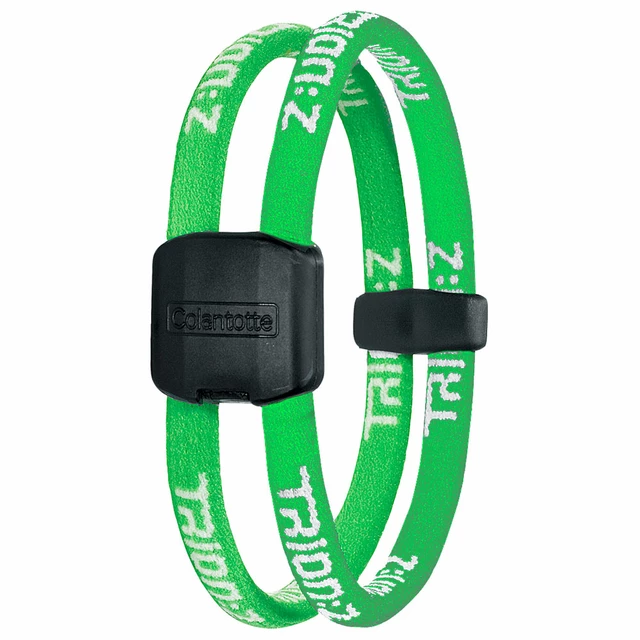 Mágneses karkötő TRION:Z Dual - fekete-fekete - zöld
