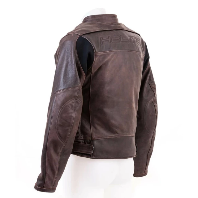 Airbag kabát Helite Roadster Vintage barna bőr - barna