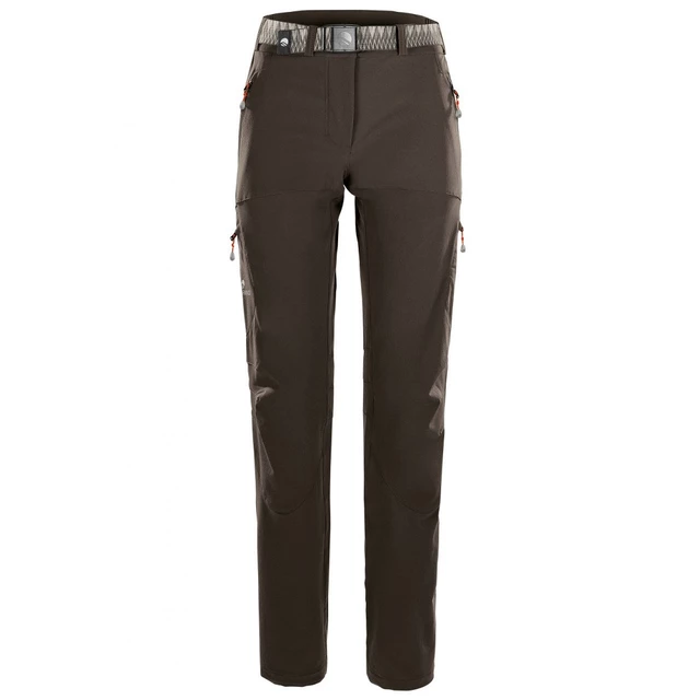 Damskie spodnie całoroczne Ferrino Hervey Winter Pants Woman New - Czarny - Iron Brown