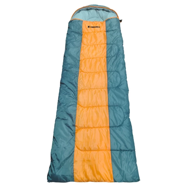 Blanket Sleeping Bag inSPORTline Girio - Blue - Grey Orange