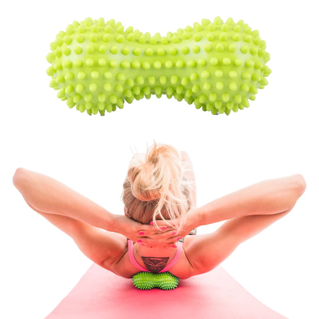 Massage Foot Roller inSPORTline Peany - Green - Green