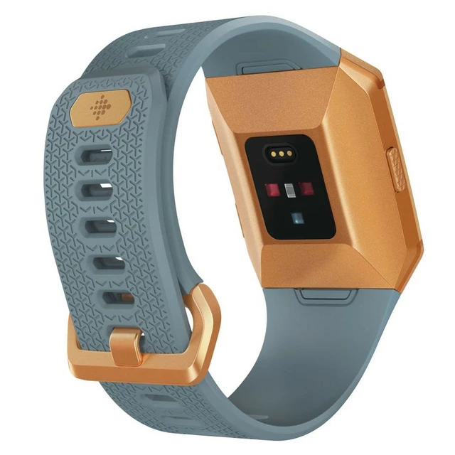 FITBIT Ionic Intelligente Uhr - Slate Blue/Burnt Orange