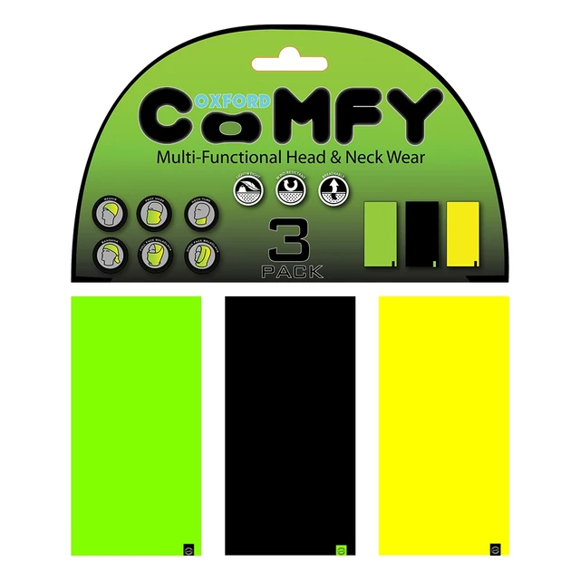 Univerzálny multifunkčný nákrčník Oxford Comfy 3-pack - camo