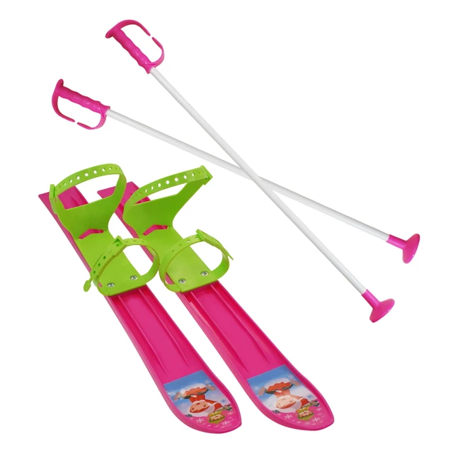 Dziecięcy zestaw narciarski Sulov 60 cm - Różowy