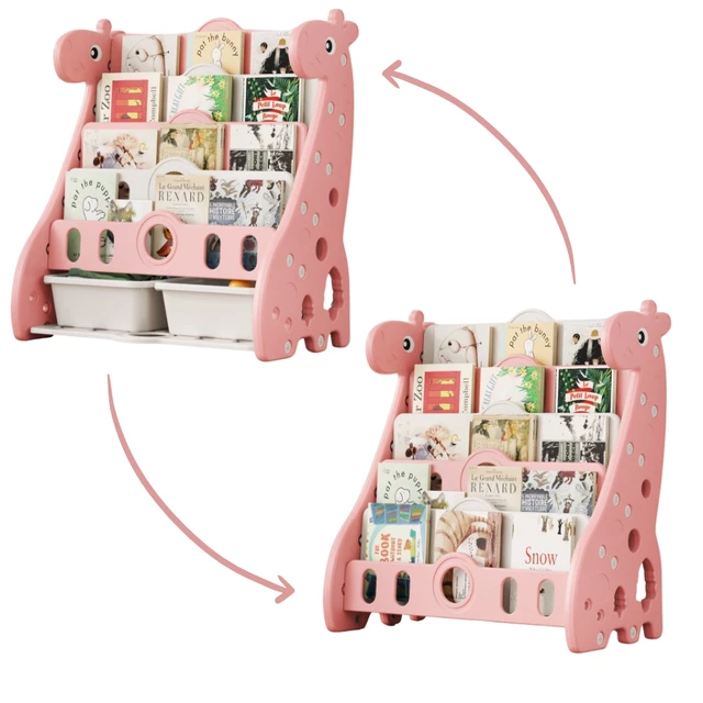Children’s Bookcase inSPORTline Girapino - Pink - Pink