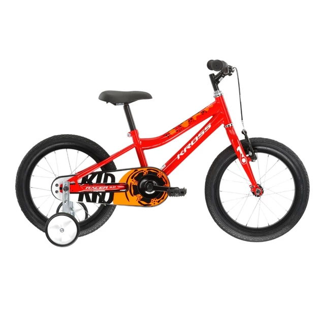 Detský bicykel Kross Racer 3.0 16" Gen 005 - červená/oranžová/biela - červená/oranžová/biela