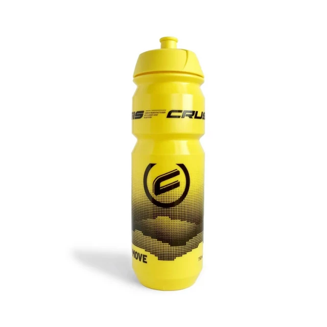 Butelka sportowa bidon na wodę Crussis 0,75 l - Różowy - Żółty