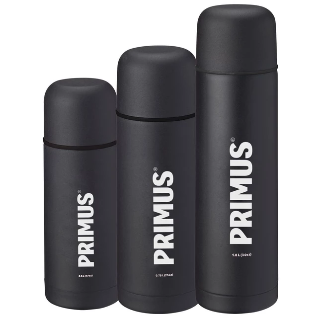 Termosz Primus Vacuum Bottle Black 750 ml