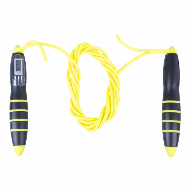 Skipping Rope with a Counter Laubr IR97138 - Yellow