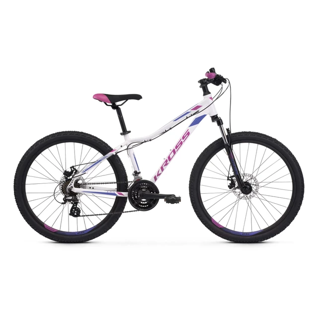 Women’s Mountain Bike Kross Lea 3.0 26” SR Gen 003 - White-Purple