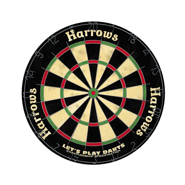 Bristle Dartboard Harrows Let’s Play Darts