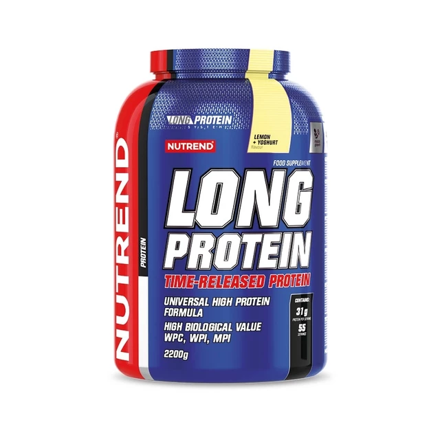 Práškový koncentrát Nutrend Long Protein s BCAA 2200g - vanilka