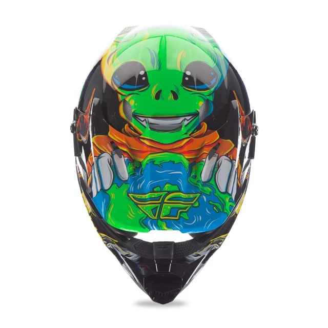 Children's Motocross Helmet Fly Racing Kinetic Youth Invasion