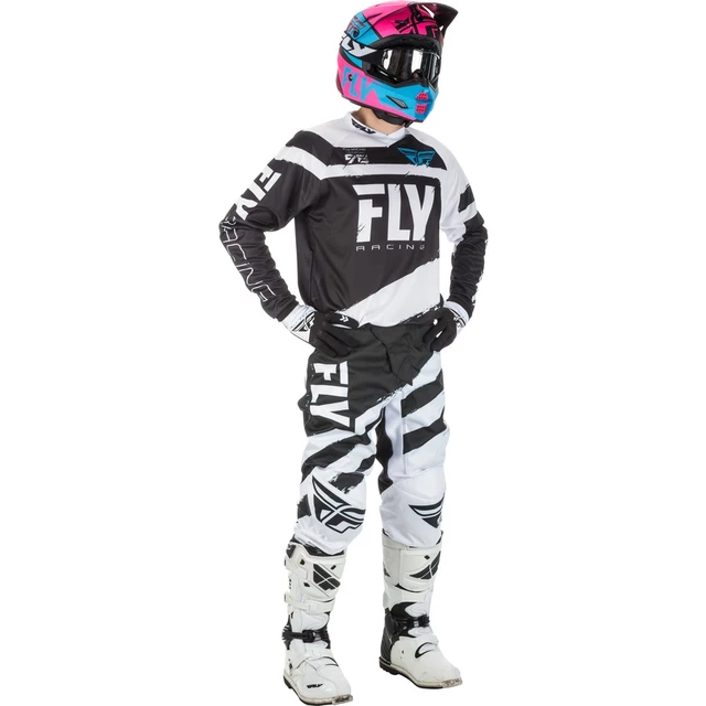 Motocross Jersey Fly Racing F-16 2018 - Blue-Black