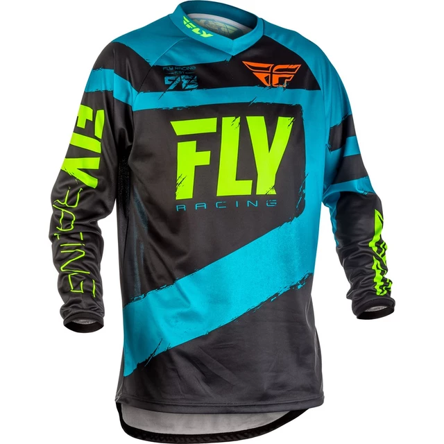 Motocross Jersey Fly Racing F-16 2018 - Blue-Black