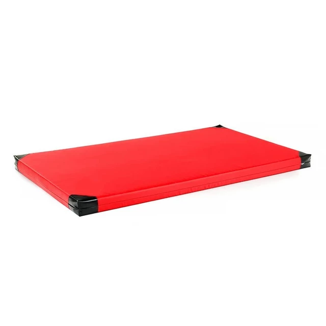 Gymnastická žíněnka inSPORTline Roshar T60 200x120x10 cm - černá - červená