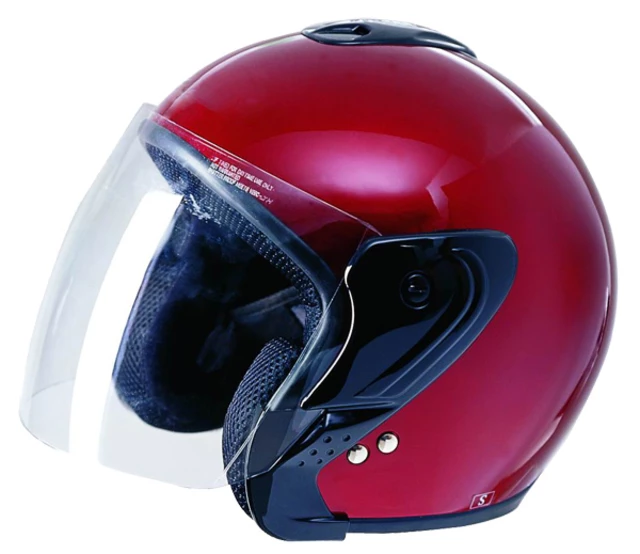 WORKER MAX617 Motorcycle Helmet - Burgundy