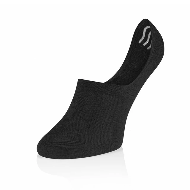 Ponožky Brubeck Merino - krémová - černá