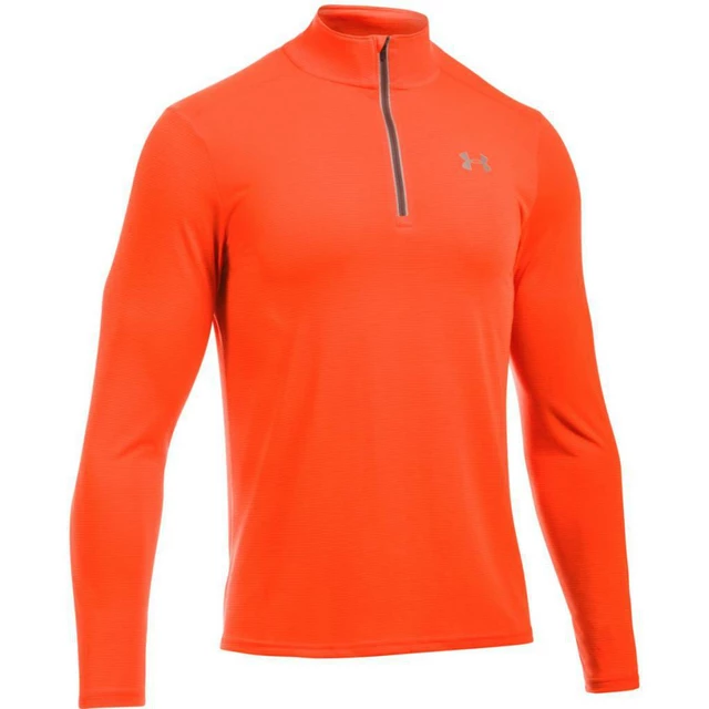 Men’s Sweatshirt Under Armour Threadborne Streaker 1/4 Zip - Steel - Orange