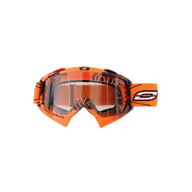 Motocross Brille Ozone Mud - rot-grau