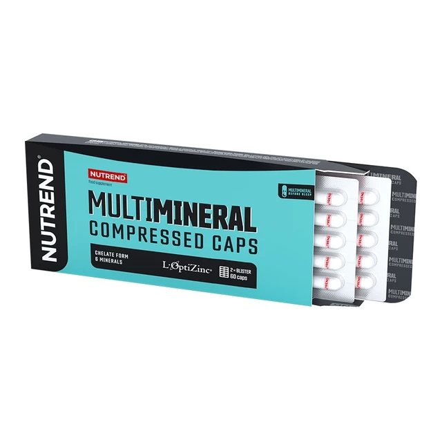 Vitamíny Nutrend Multimineral Compressed Caps 60 kapsúl - inSPORTline