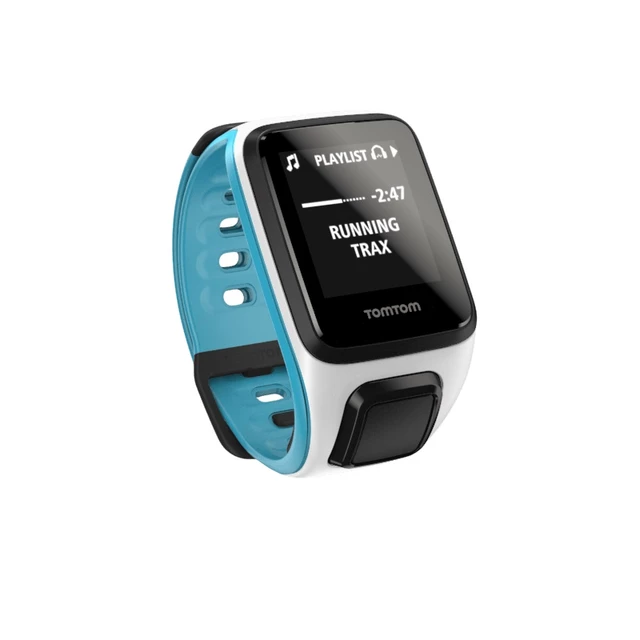 Fitness Tracker TomTom Runner 2 Cardio + Music - White / Submersion Blue