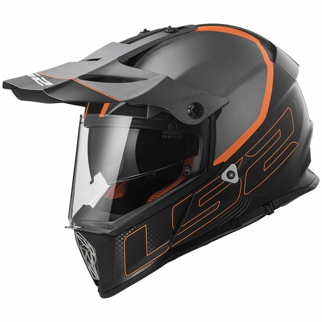 Ls2 hot sale motard helmet