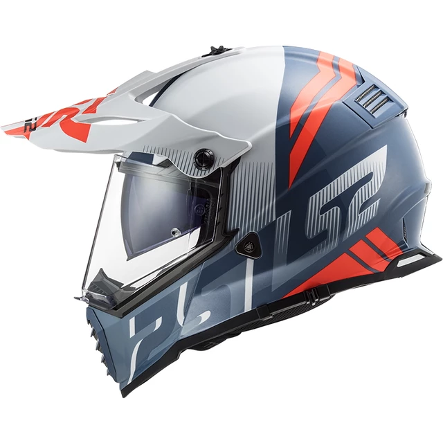 Motorcycle Helmet LS2 MX436 Pioneer Evo - Evolve Red White