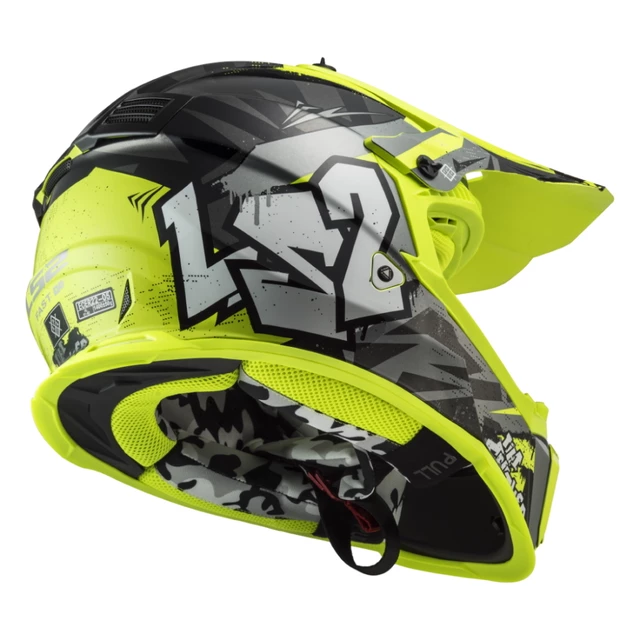 Junior Motorcycle Helmet LS2 MX437J Fast Evo Mini Crusher