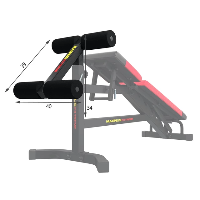 Leg Curl Attachment for Workout Bench MAGNUS EXTREME MX5311