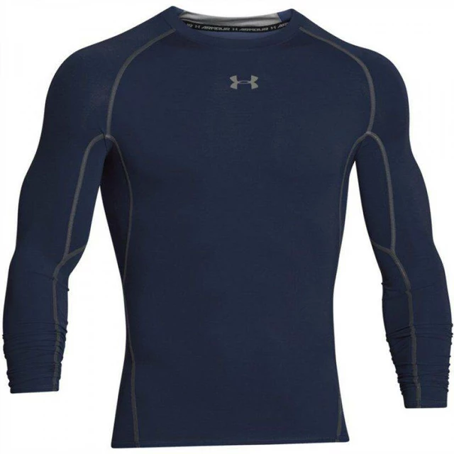 Men’s Compression T-Shirt Under Armour HG Armour LS - Midnight Navy